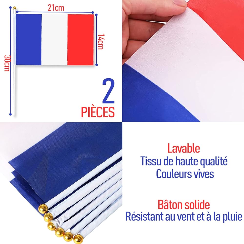Kit de apoyo al equipo francés (5 piezas)