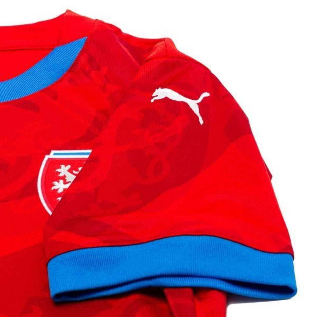 Maillot République Tchèque 2024 | Maillot Équipe de Tchéquie Domicile Euro 2024 Rouge