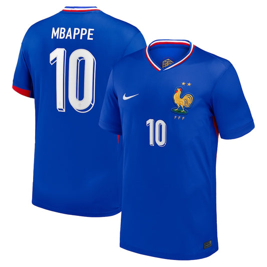 Maillot Mbappe France Bleu | Maillot France Mbappe Euro 2024 Domicile