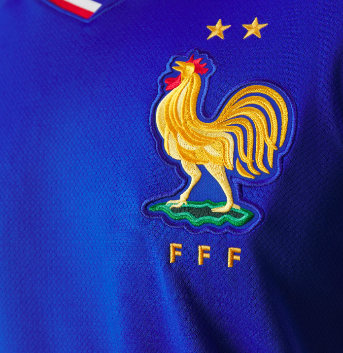 Maillot Équipe de France Domicile Euro 2024 Bleu